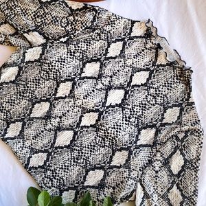 Zara Snake Skin Shirt